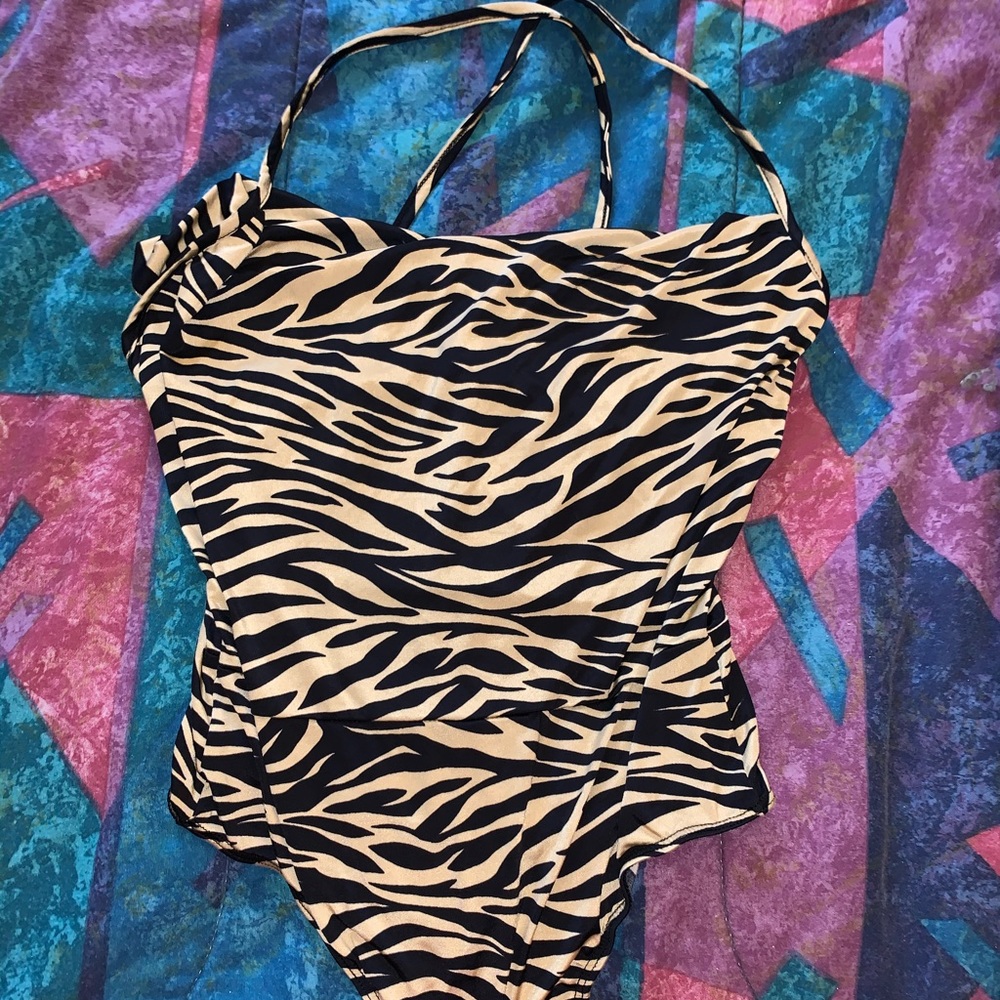 tiger stripped bodysuit